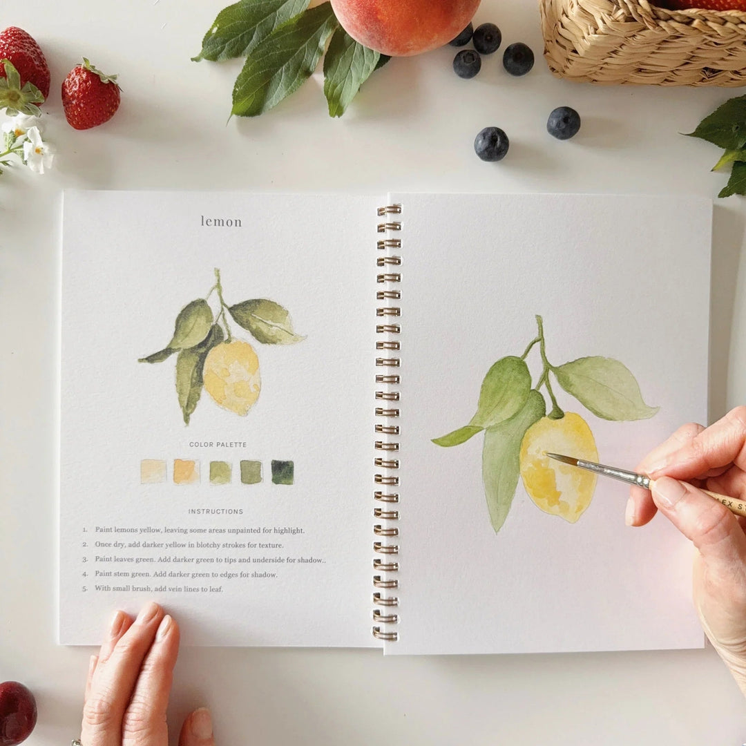 Emily Lex Watercolor Workbook - Fruit