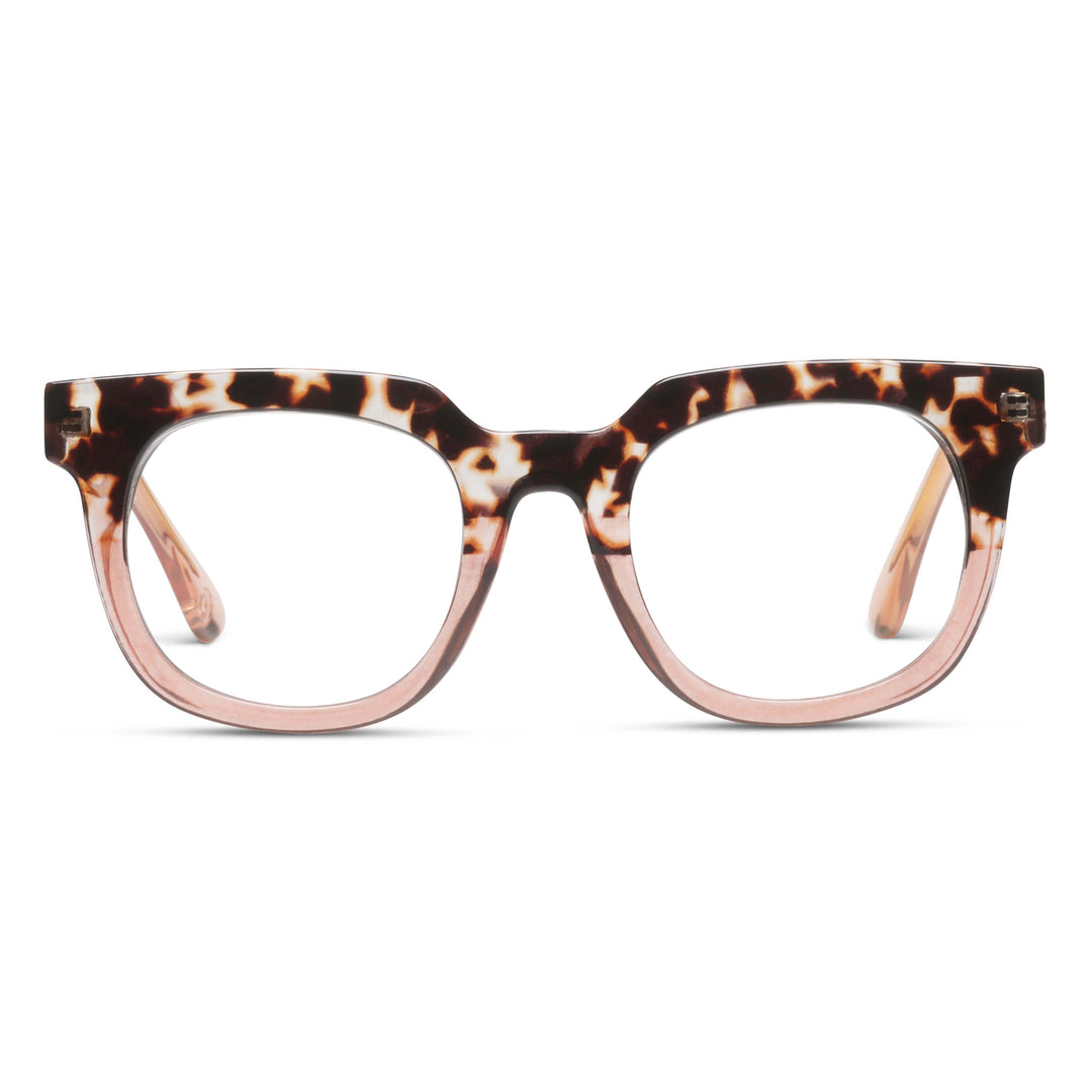 Peepers Showbiz Glasses - Gray Tortoise/Pink
