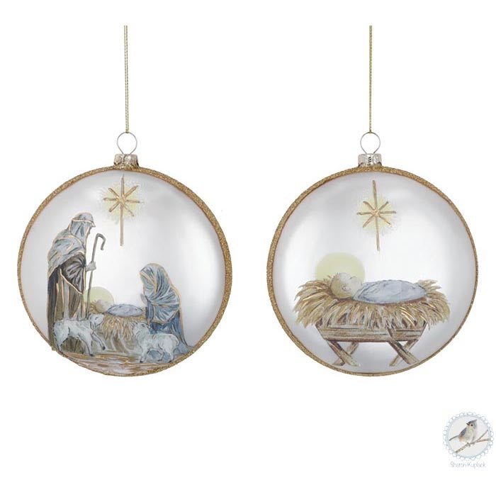 Burton & Burton Humble Hope Ornament - Jesus in the Manger