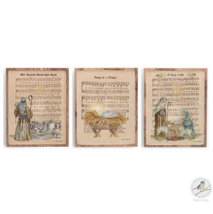 Burton & Burton Joyful Melody Wall Hanging - Away in a Manger