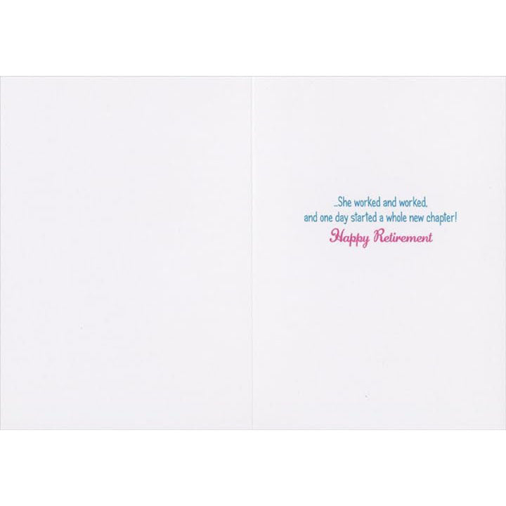 Avanti Press Woman Floating in Water Retirement Card