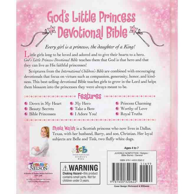 God's Little Princess Devotional Bible