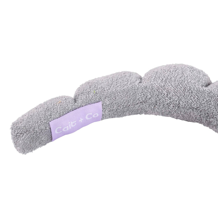 Plush Spa Headband - Gray