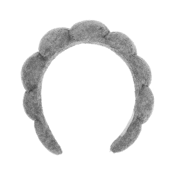 Plush Spa Headband - Gray