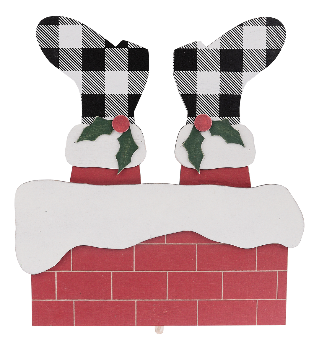 Glory Haus Santa Down The Chimney Topper