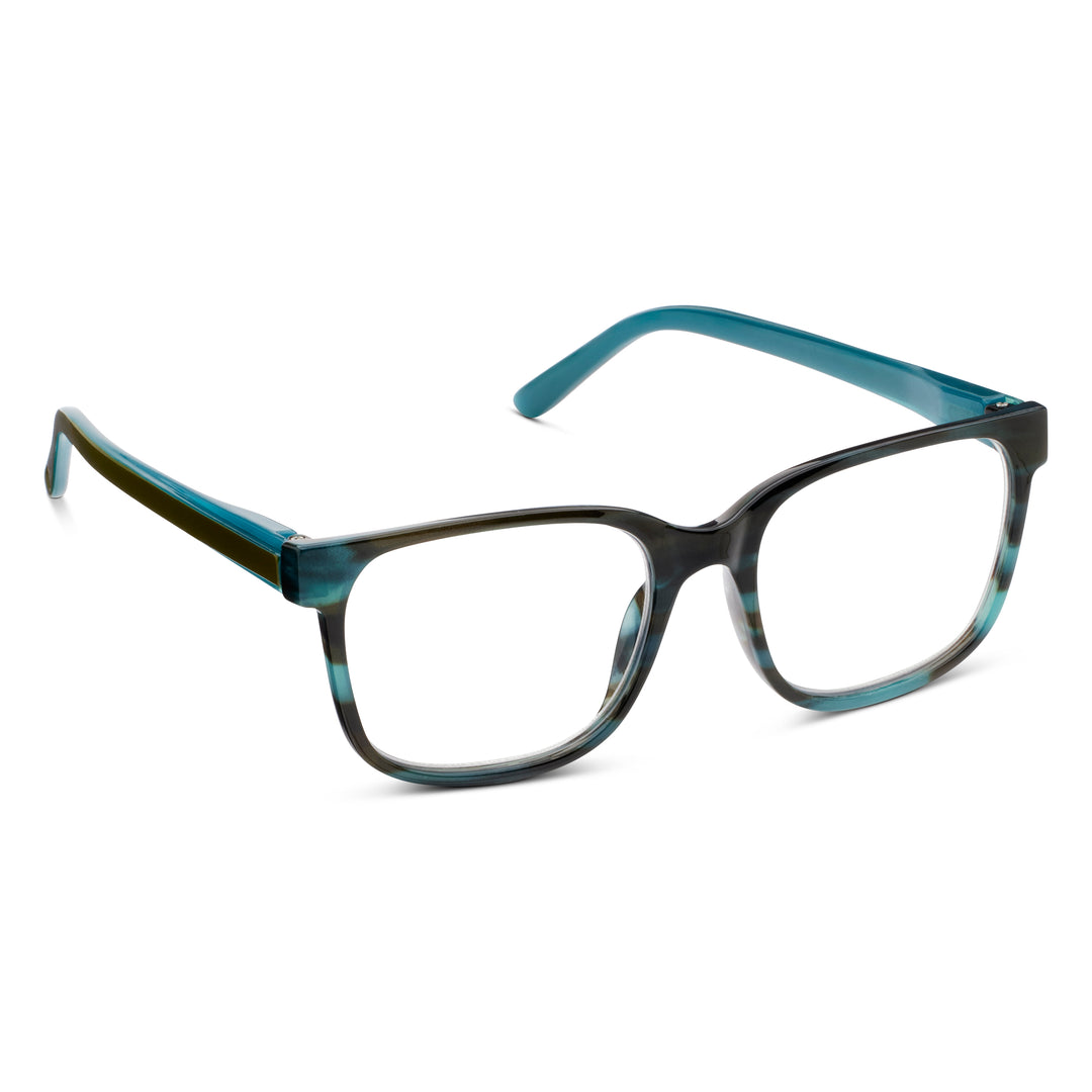 Peepers Sycamore Glasses - Teal Horn/Teal