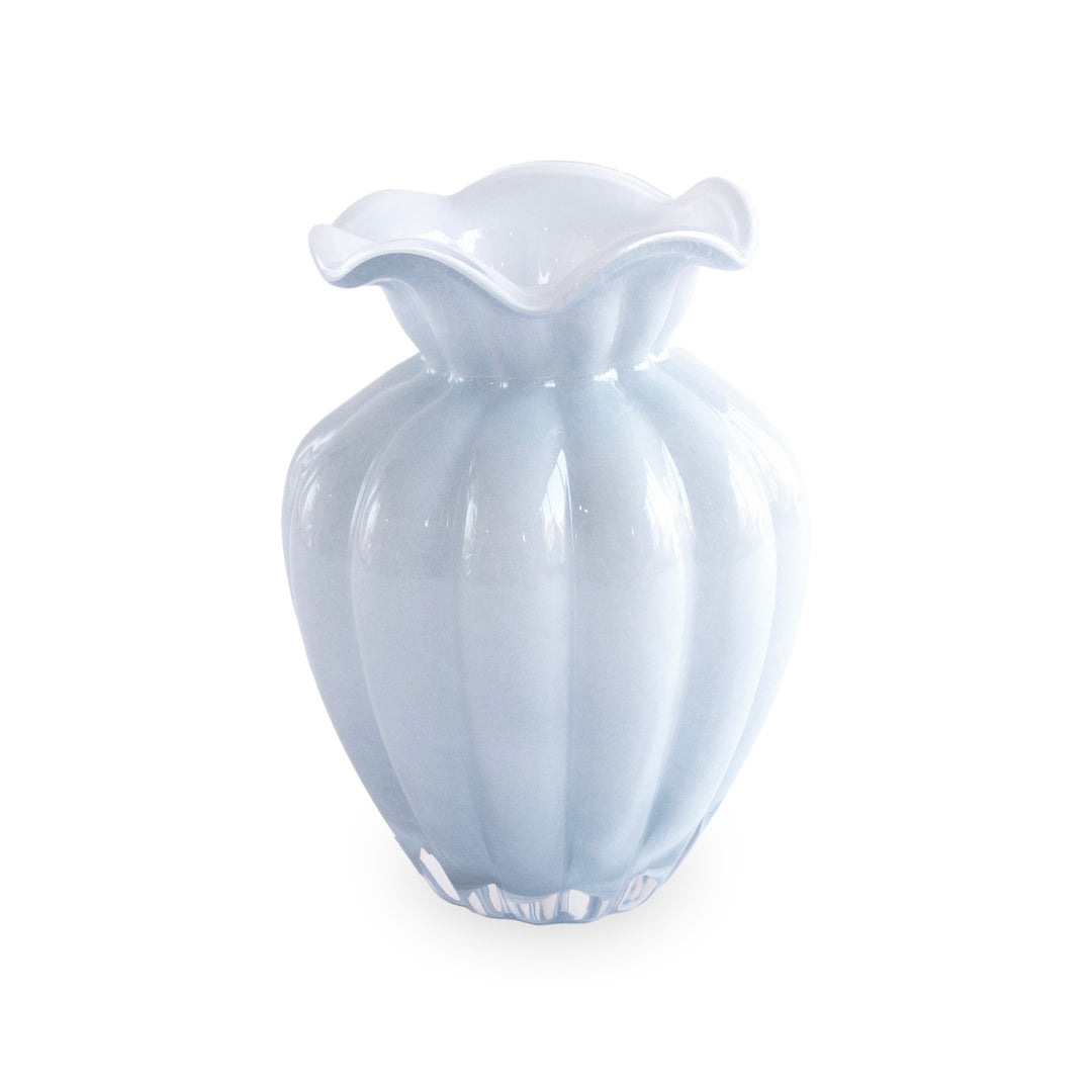 Beatriz Ball GLASS Vento Medium Vase - Periwinkle