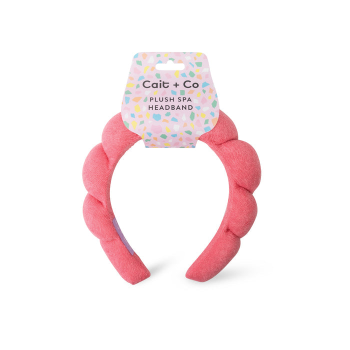 Plush Spa Headband - Pearl