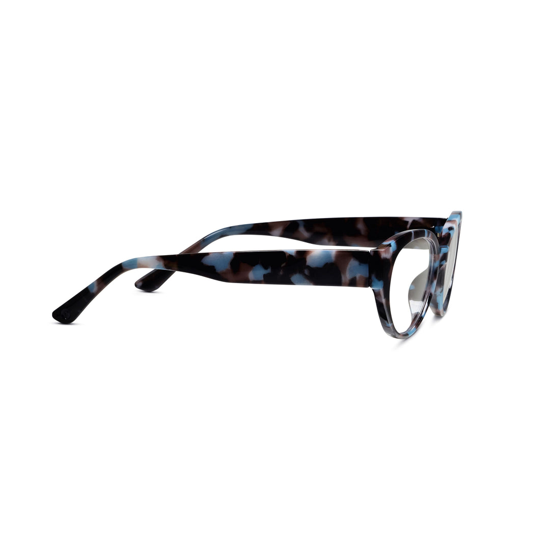 Peepers Sloane Glasses - Light Blue Botanico