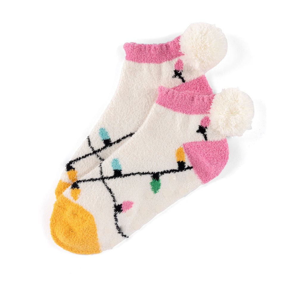 Shiraleah Anya Home Socks - Ivory