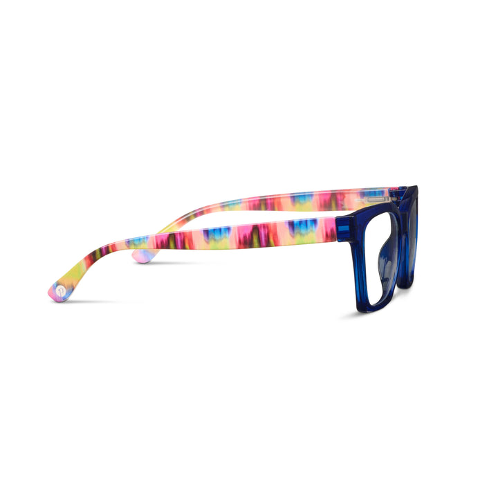 Peepers Maisie Glasses - Blue/Ikat