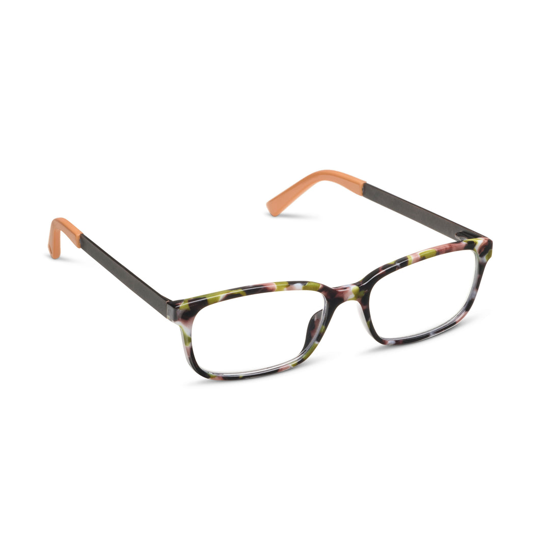 Peepers Memphis Glasses - Olive Botanico