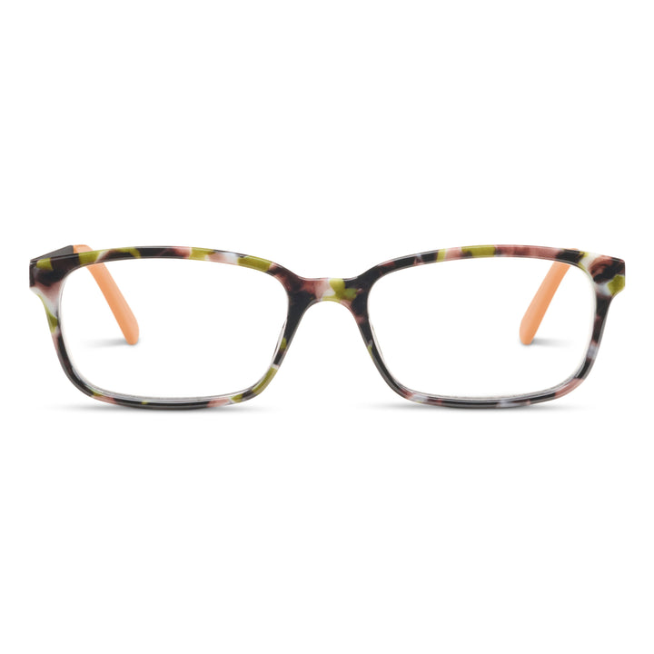 Peepers Memphis Glasses - Olive Botanico