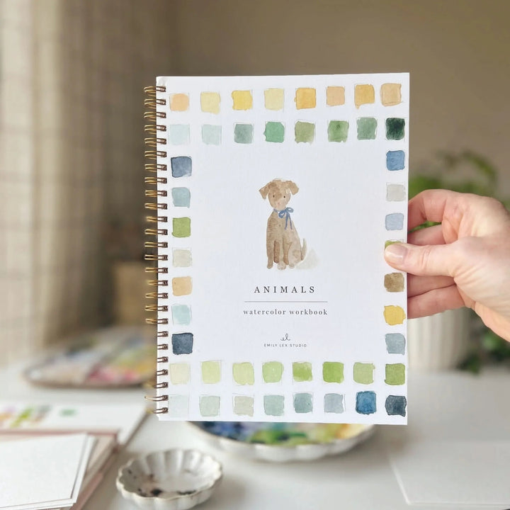 Emily Lex Watercolor Workbook - Animals