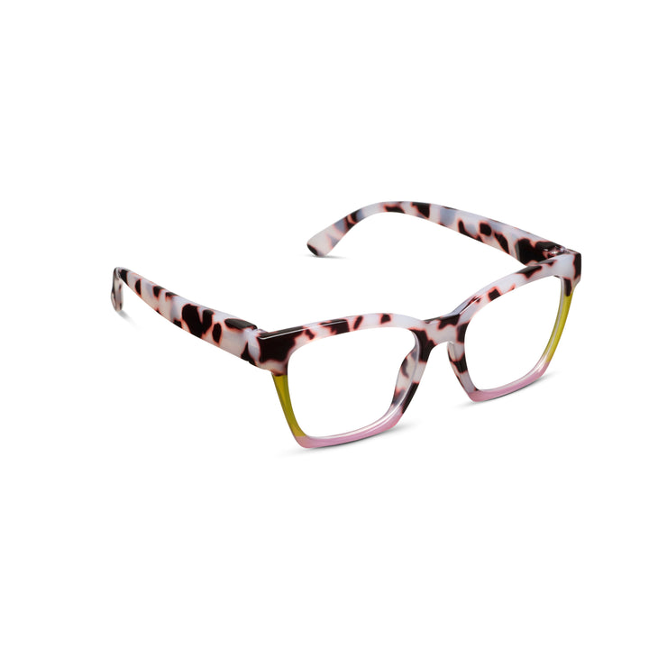 Peepers Birdie Glasses - Pink Chai Colorblock