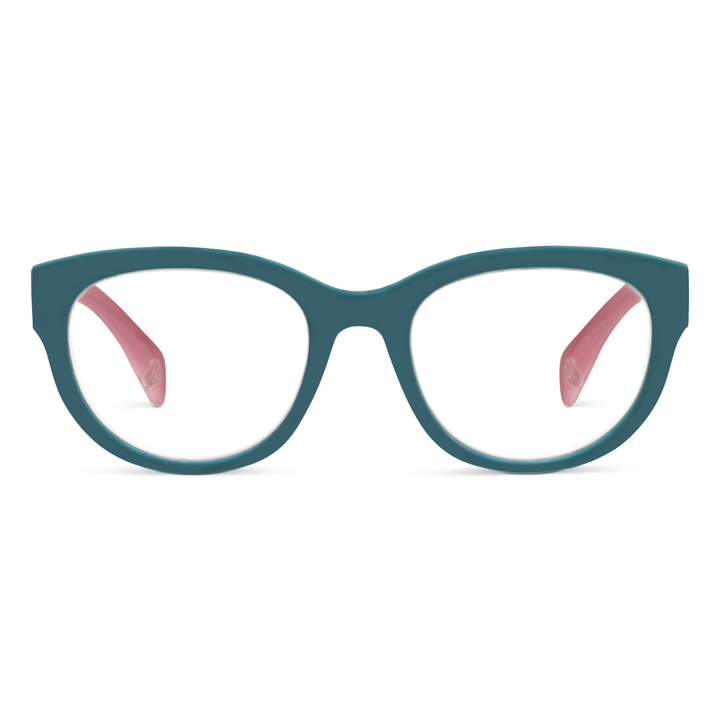 Peepers Bee Glasses - Teal/Floral
