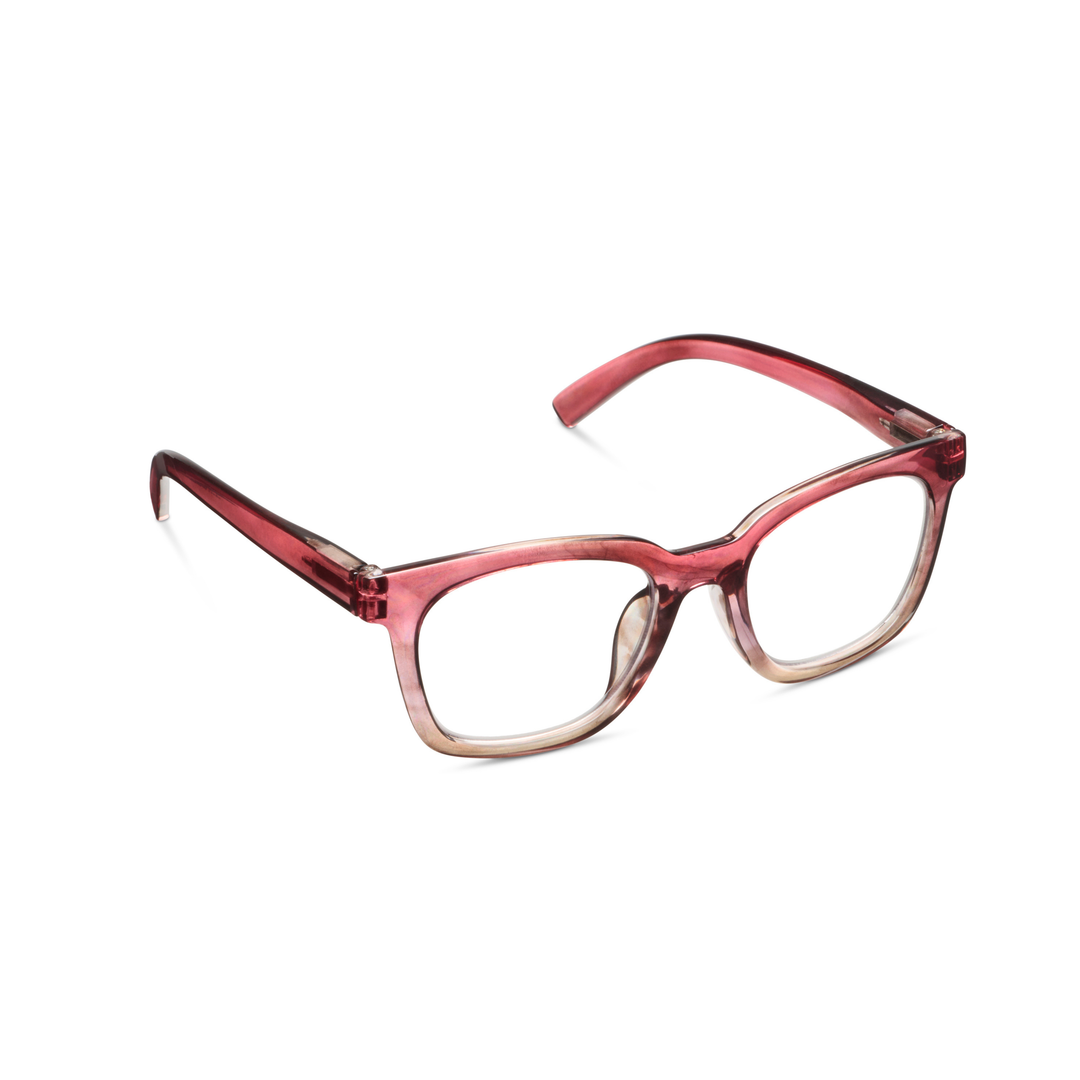 Peepers To The Max Glasses - Rose Ombre Horn
