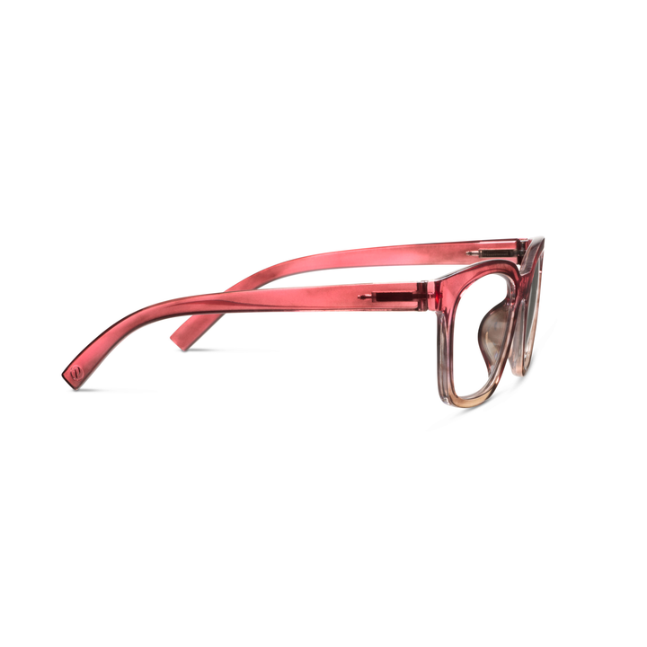 Peepers To The Max Glasses - Rose Ombre Horn