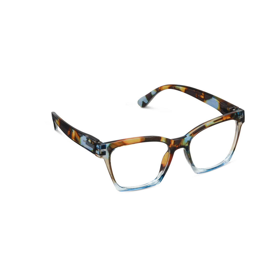 Peepers Birdie Glasses - Blue Quartz Colorblock