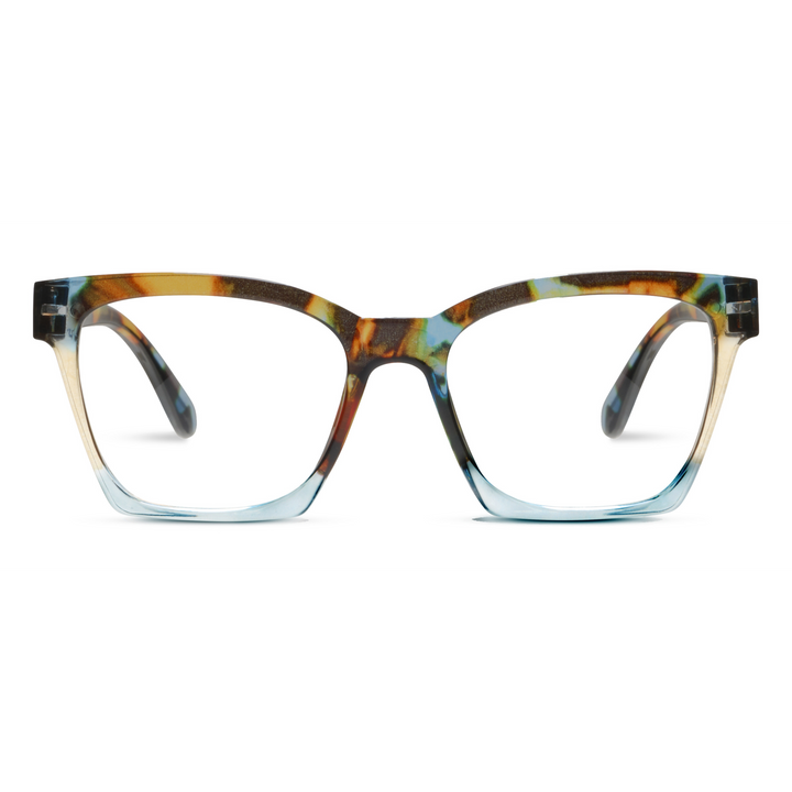 Peepers Birdie Glasses - Blue Quartz Colorblock