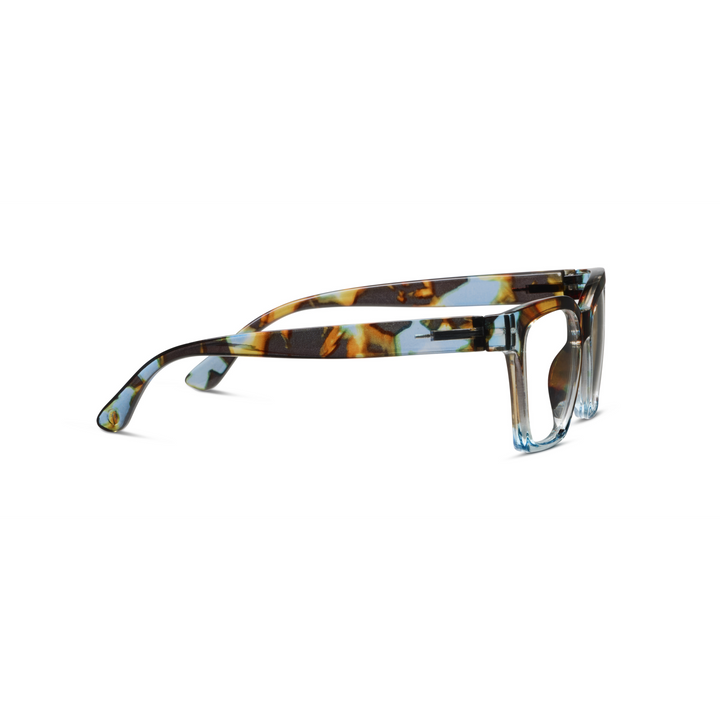 Peepers Birdie Glasses - Blue Quartz Colorblock