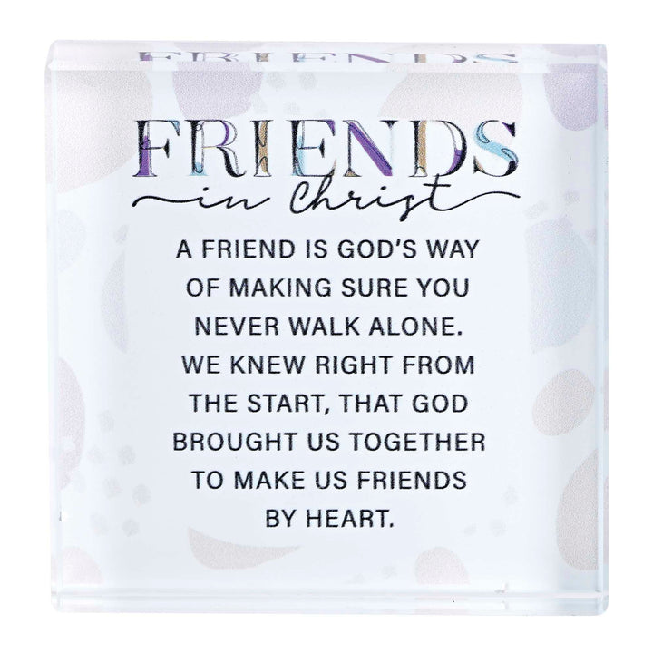 Dicksons Tabletop Glass Friends in Christ