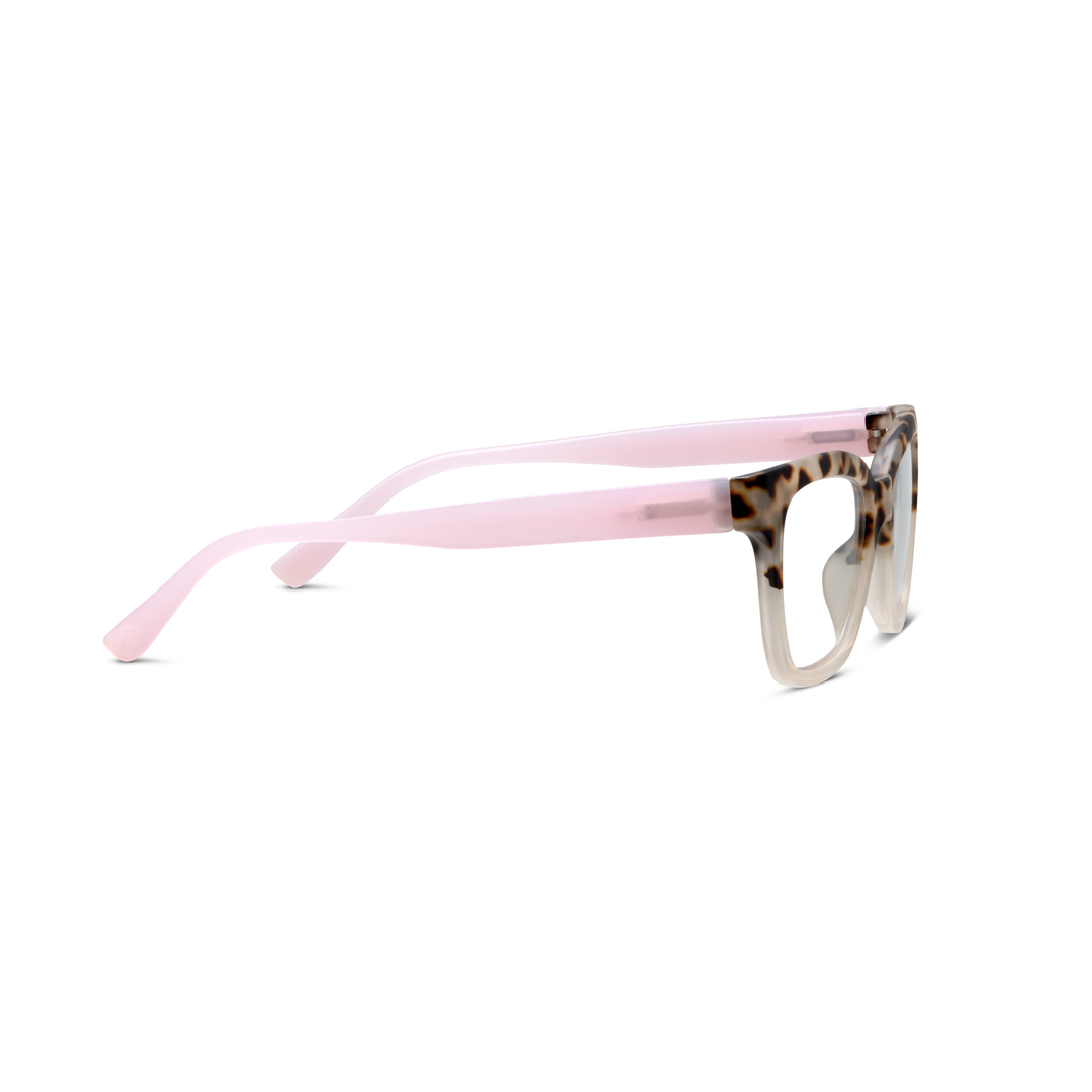Peepers Zoey Glasses - Chai Tortoise/Pink