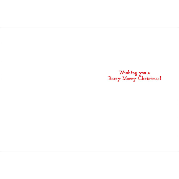 Avanti Press Bear & Cub Christmas Tree Christmas Card