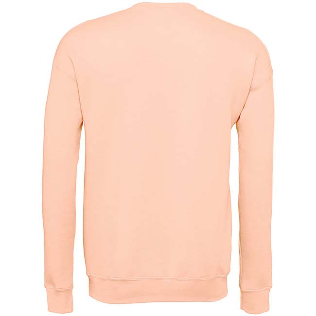 Bella + Canvas Unisex Sponge Fleece Drop Shoulder Sweatshirt - Peach