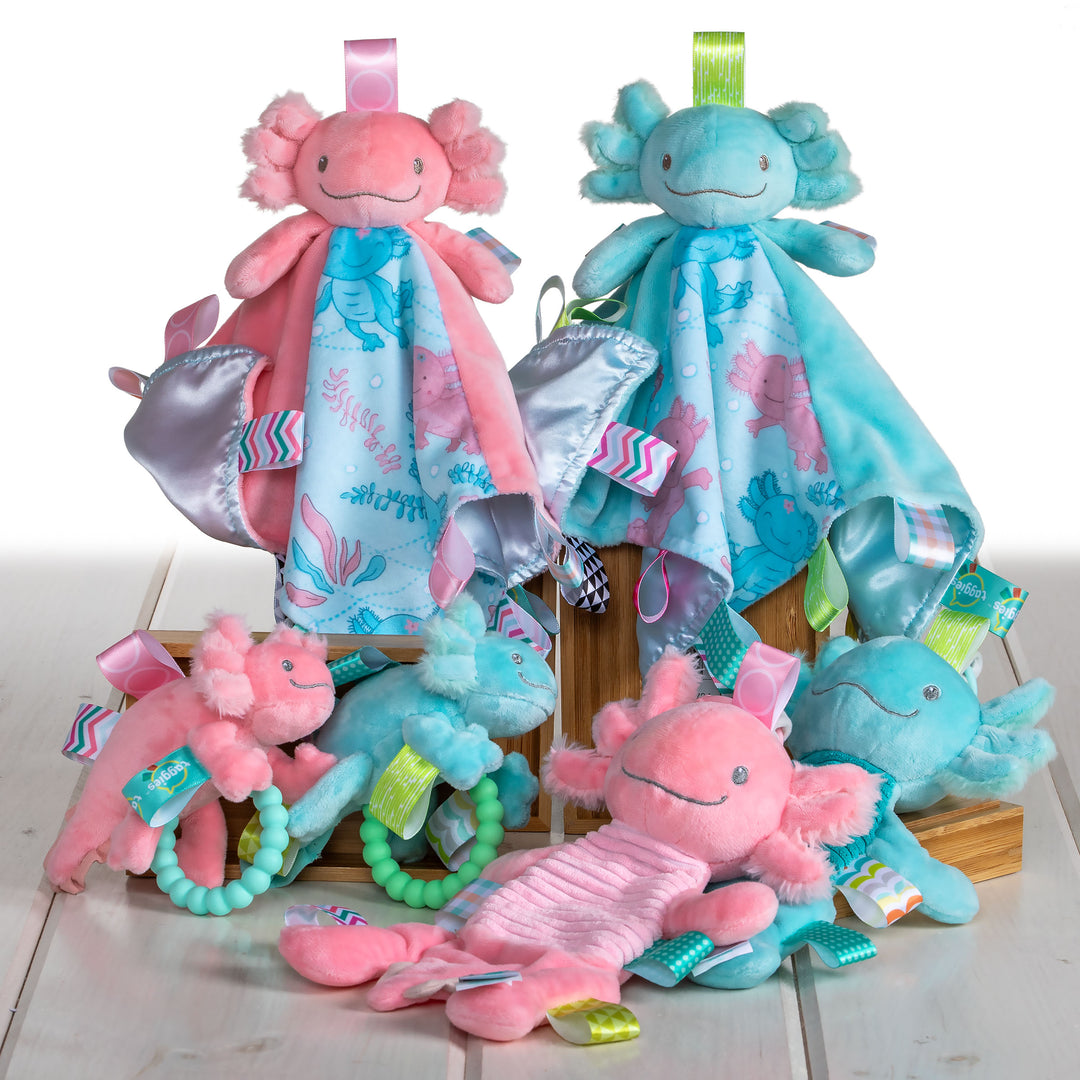 Taggies Character Blanket - Lizzy Axolotl
