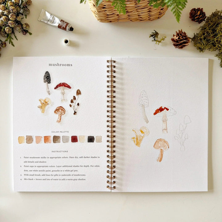 Emily Lex Watercolor Workbook - Woodland