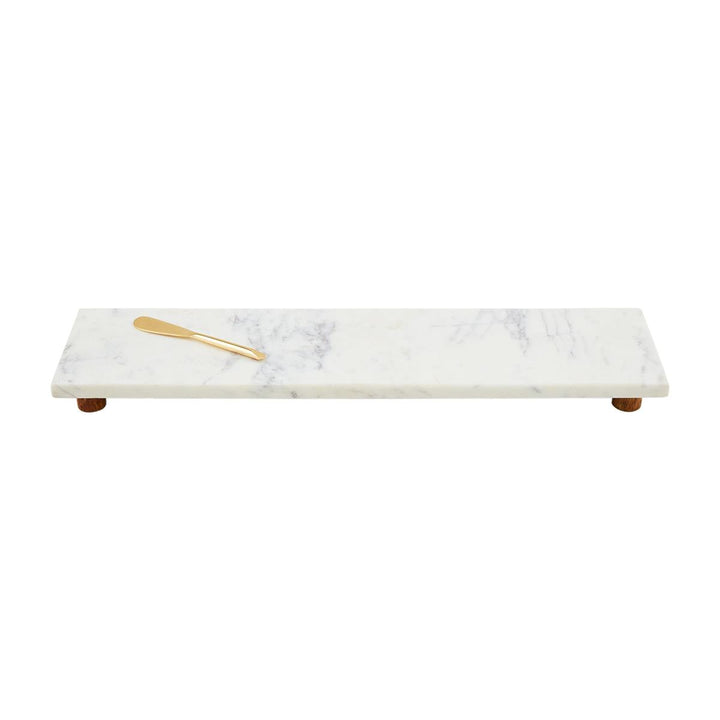 Mud Pie Footed Marble Board Set