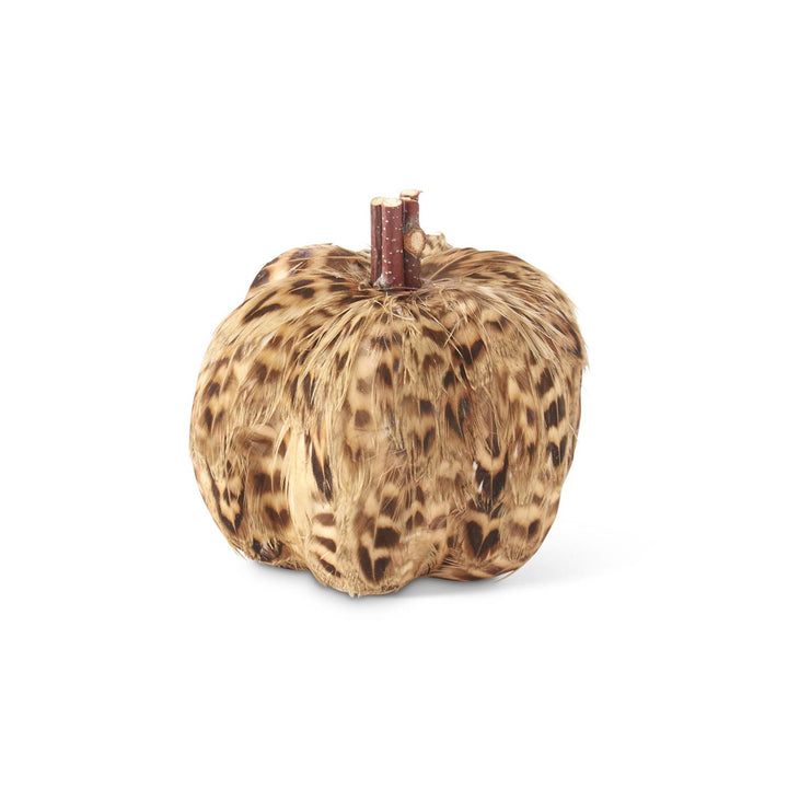 K & K Interiors Feather Pumpkin - 3.25" Style 4