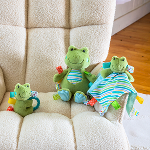 Taggies Character Blanket - Peepers Frog