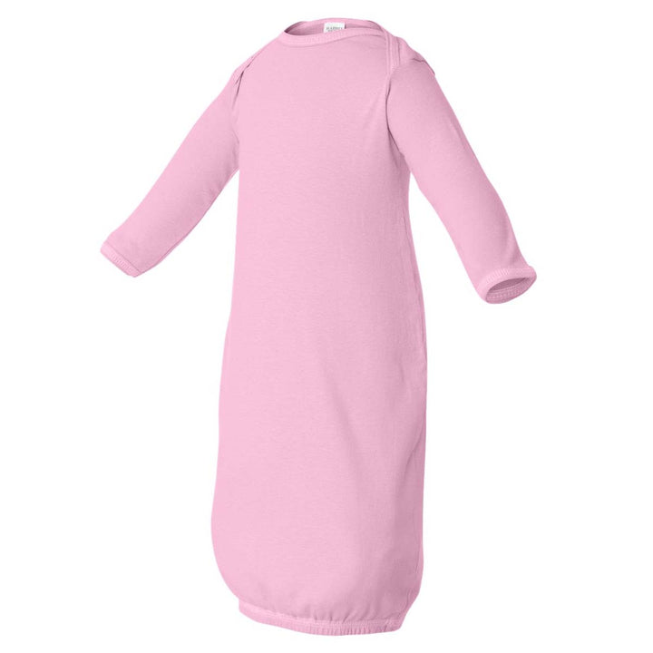 Rabbit Skins Infant Baby Rib Layette Sleeper - Pink