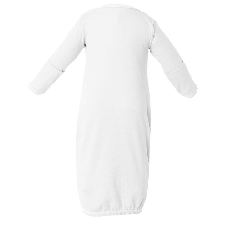 Rabbit Skins Infant Baby Rib Layette Sleeper - White