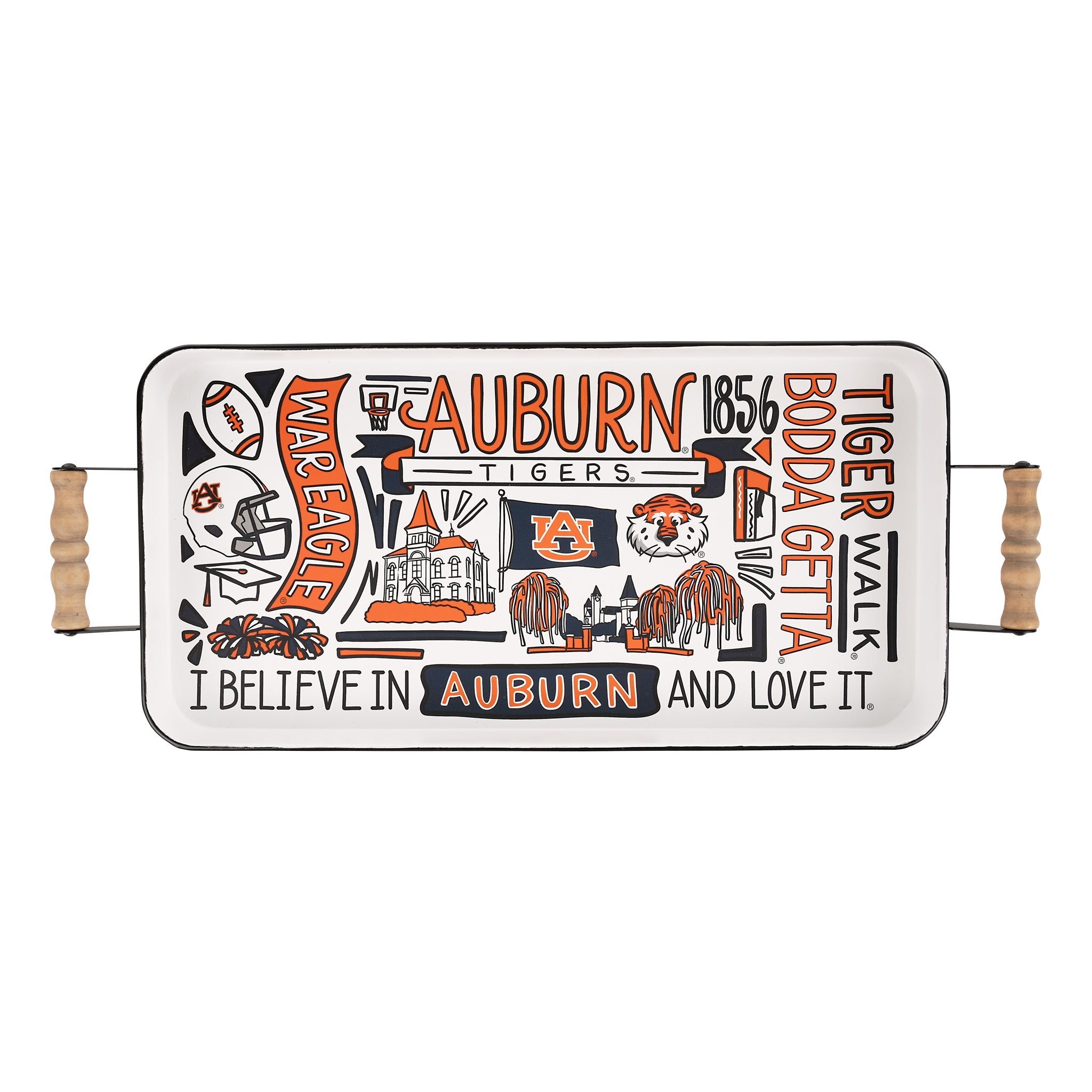 Glory Haus Auburn Collage Tray