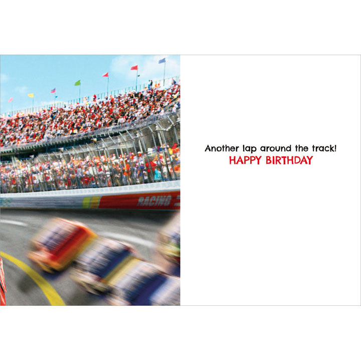 Avanti Press Cool Dog Racing Fan Birthday Card