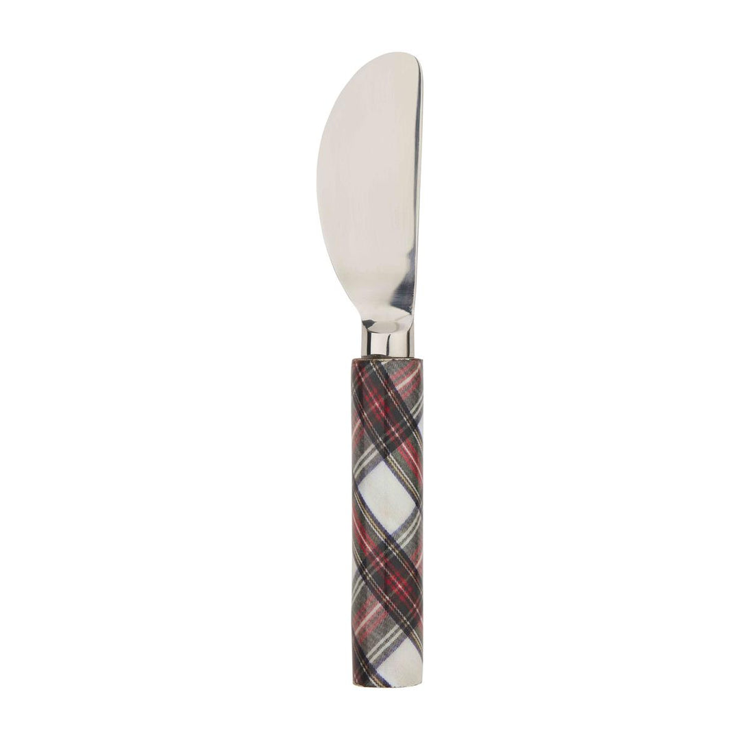 Mud Pie Tartan Spreader - White Tartan