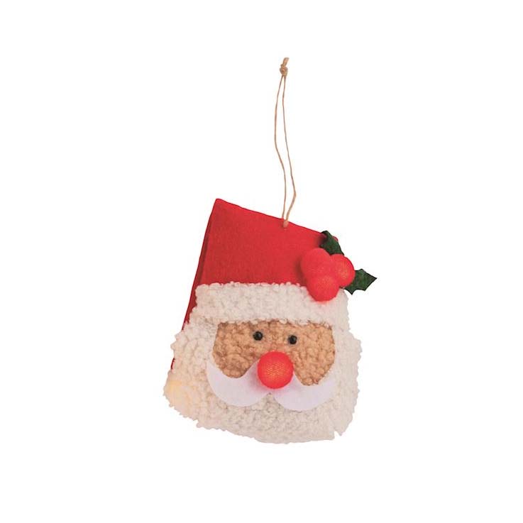 Mud Pie Christmas Light Up Ornament - Santa