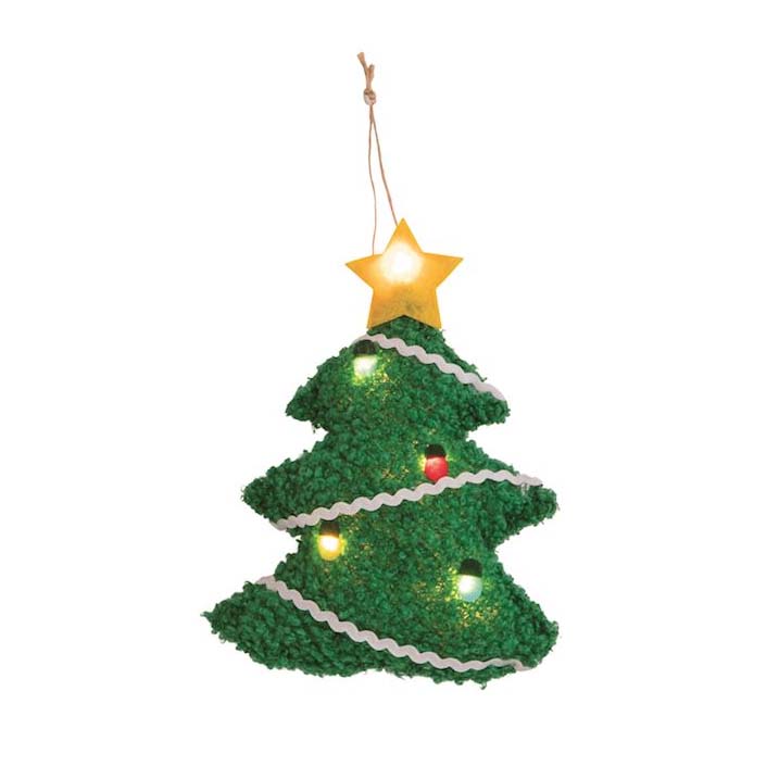 Mud Pie Christmas Light Up Ornament - Tree