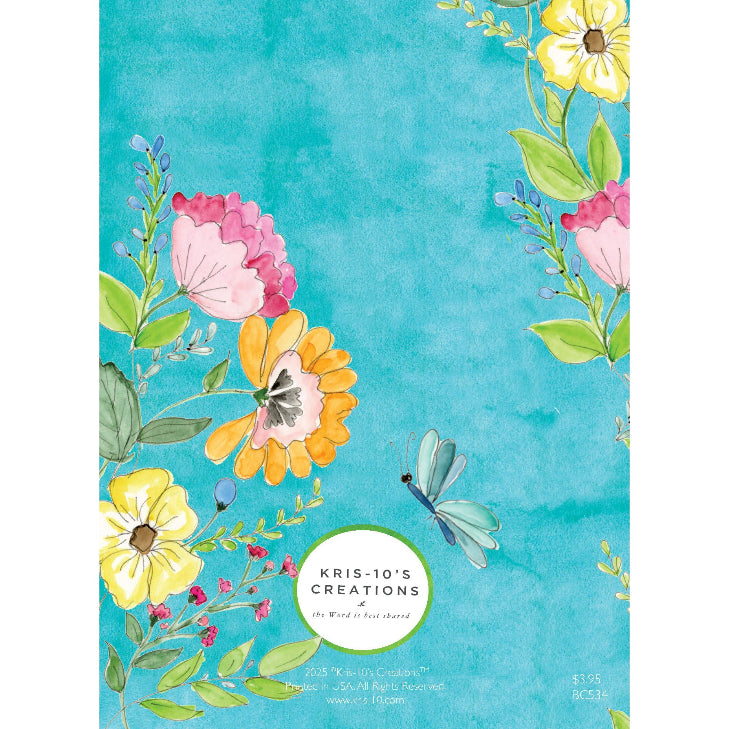 Kris-10's Creations Spring Garden Floral Birthday Card