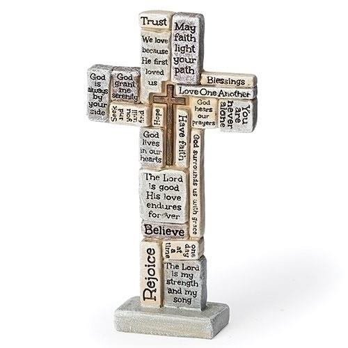 Roman Crossword Keepsake Cross