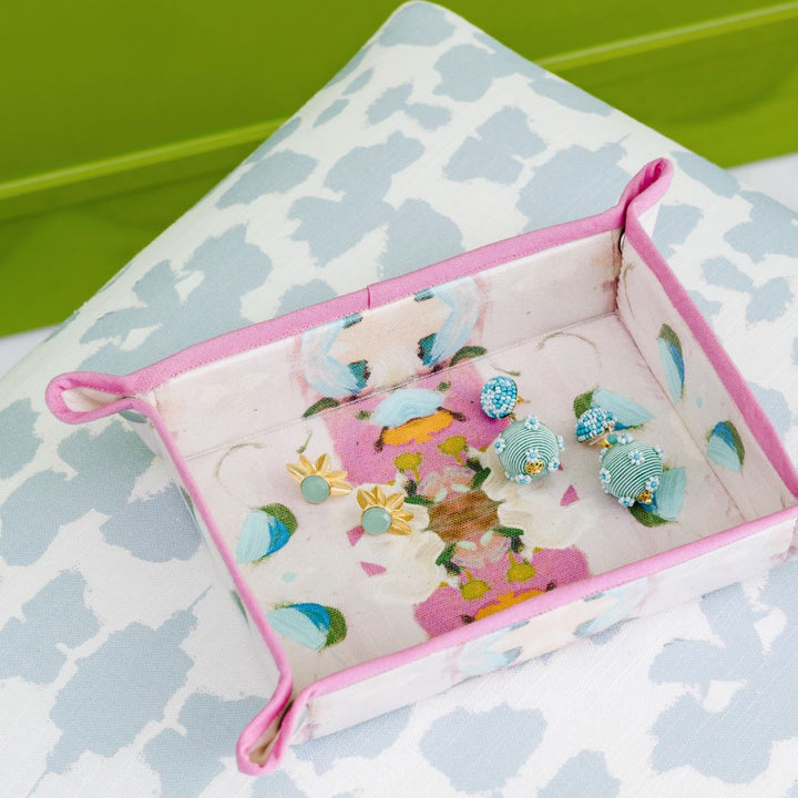 Laura Monet's Garden Pink Snap Tray