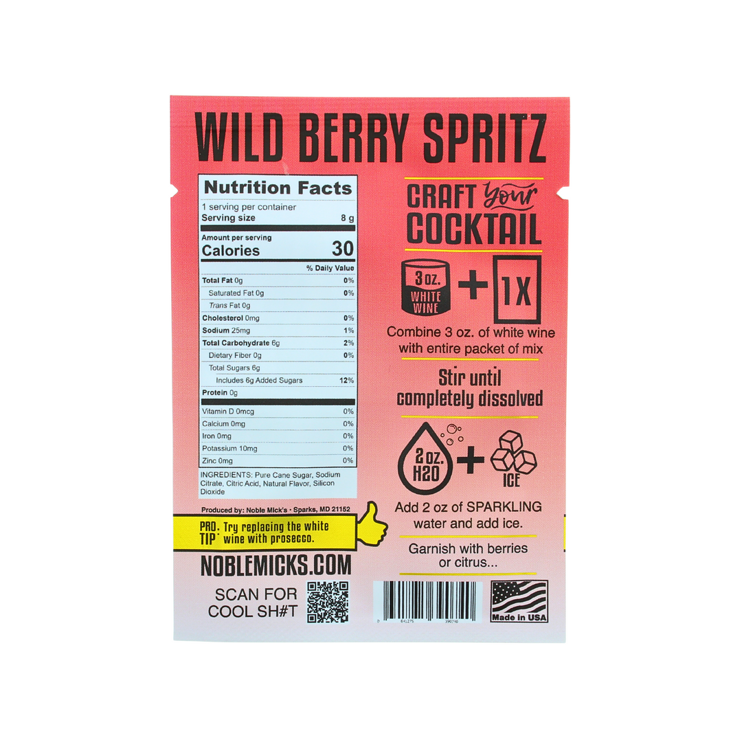 Noble Mick's Wild Berry Spritz