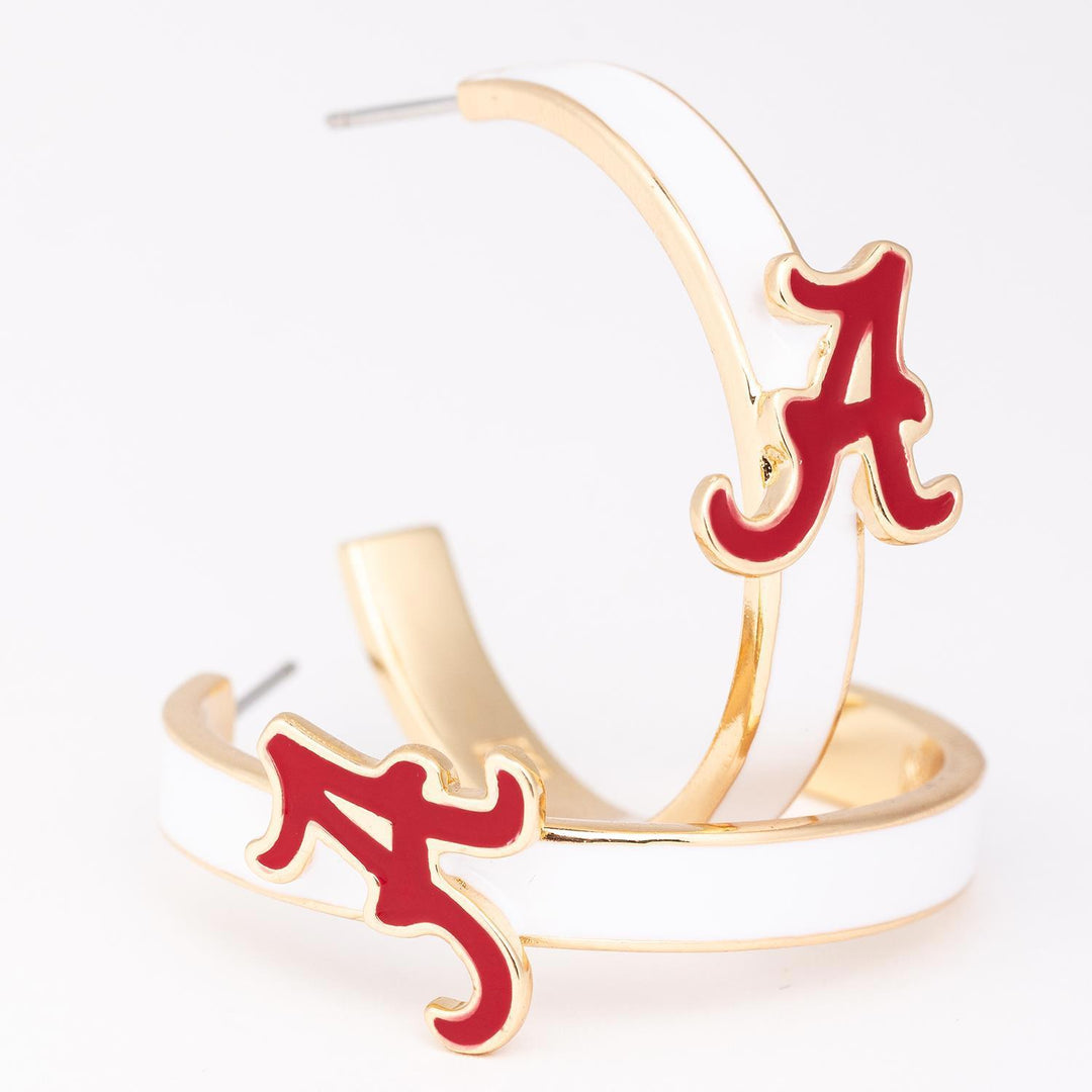 Mary Square Hoop Earrings - Alabama