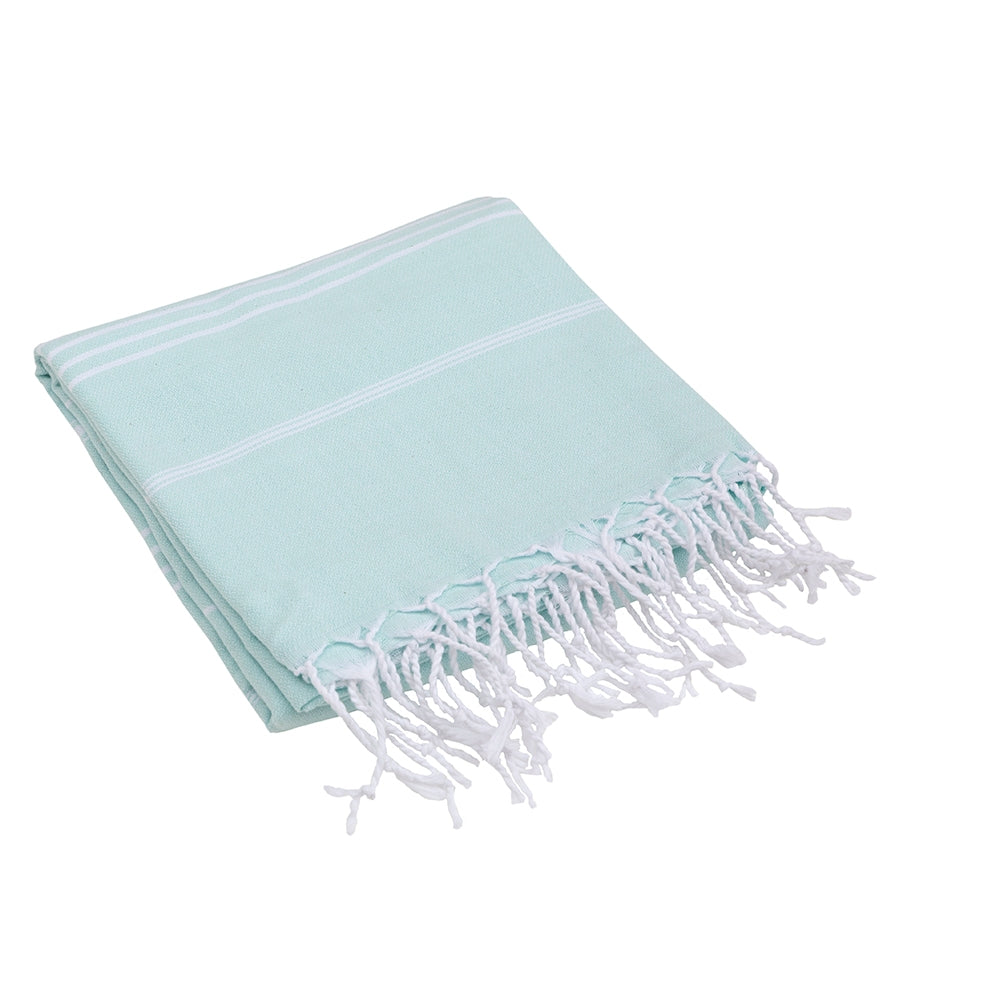 Kikoya Oversized Turkish Beach Towel Hammam Pestemal Pareo Sarong - Mint