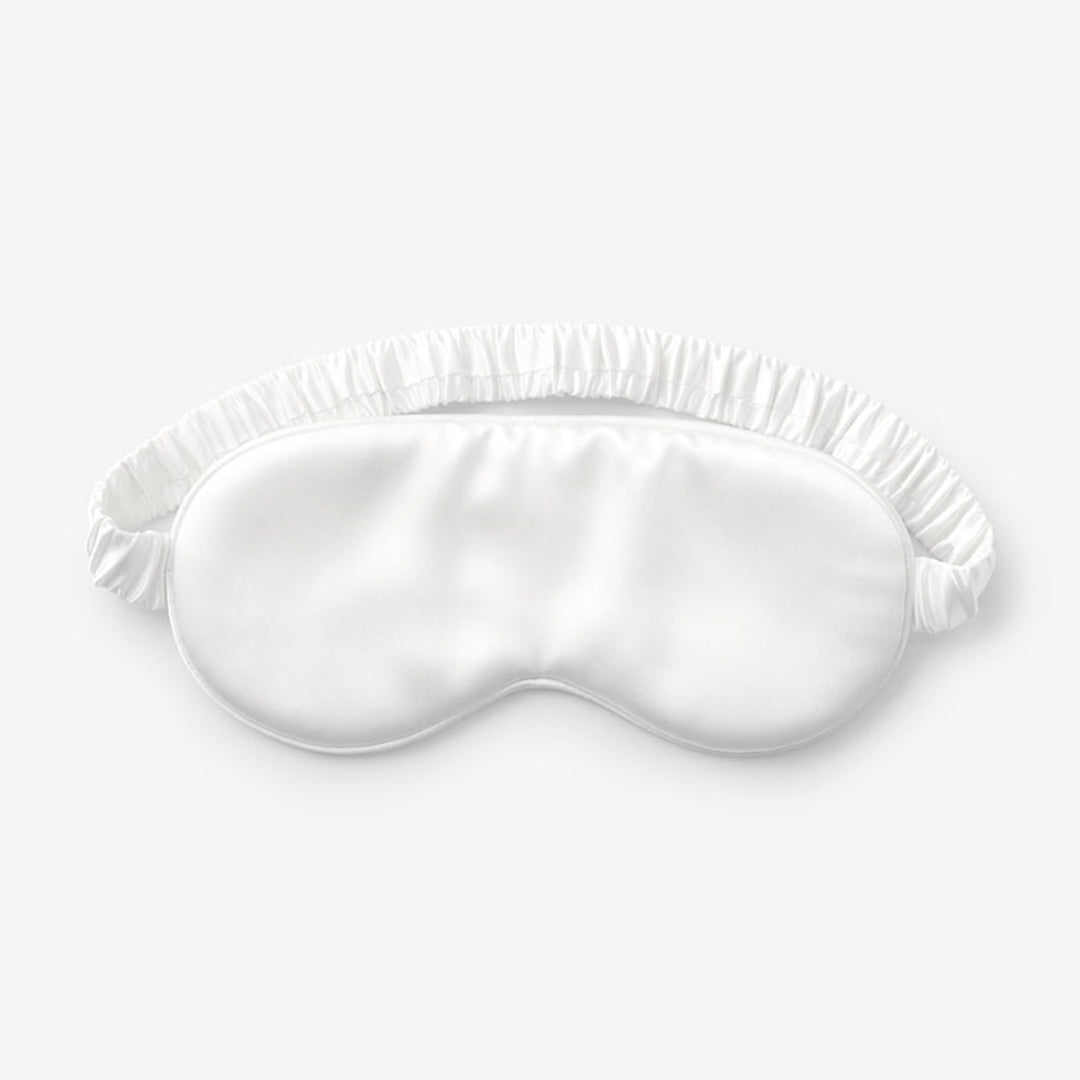 Satin Eye Mask - White