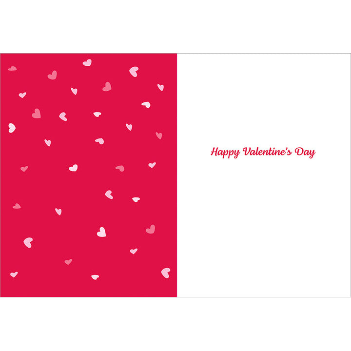 Avanti Press Heart Confetti Cat Valentine's Card