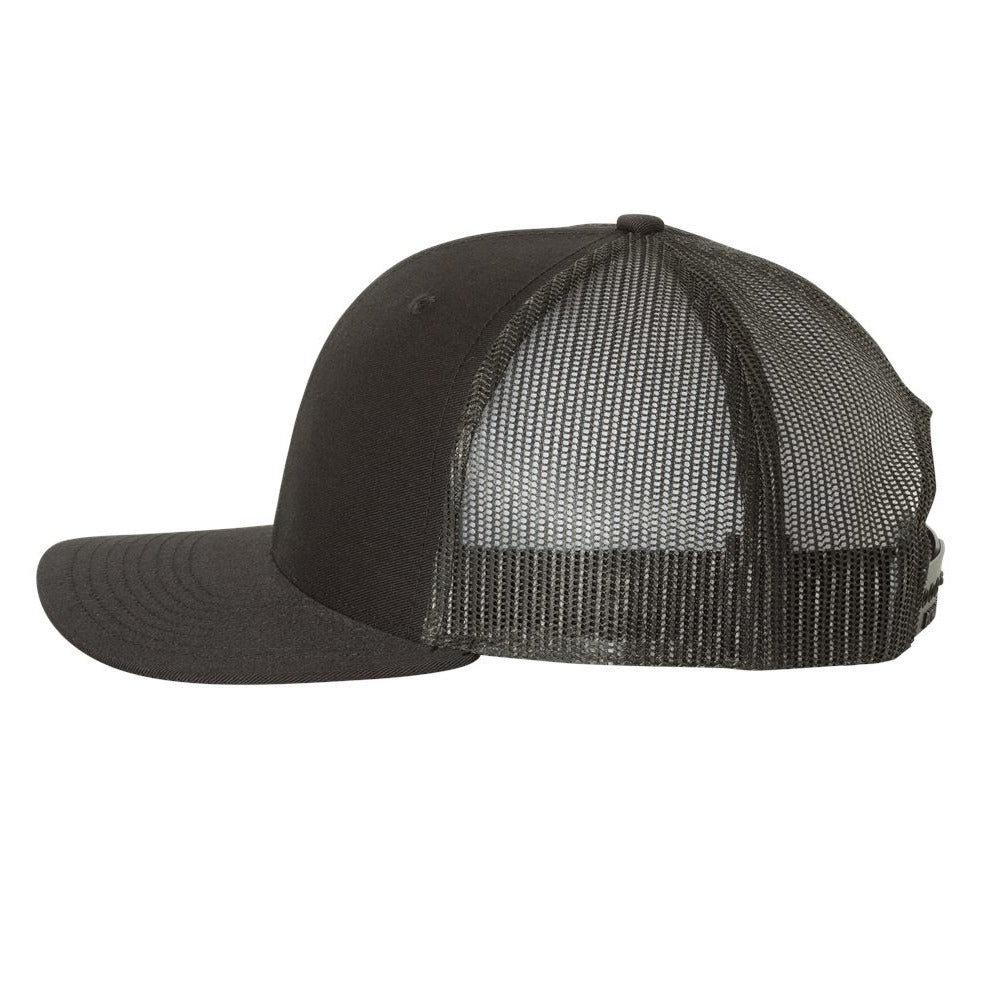 Richardson Snapback Trucker Cap - Black